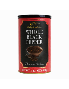 Chefs Choice Peppercorns Black Whole 400g x 1